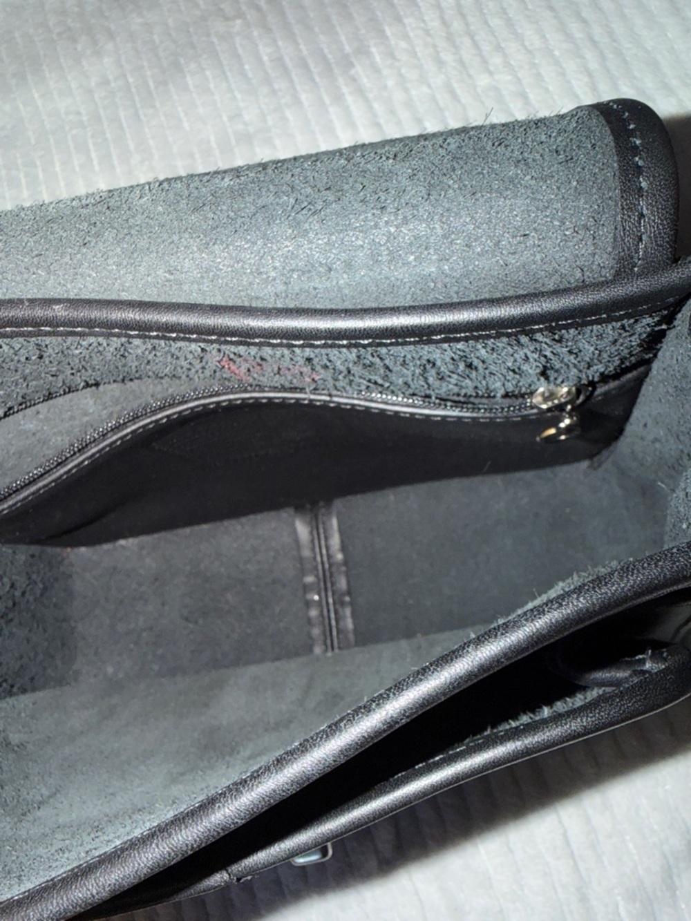 Coach Black Leather Turn-Lock Crossbody Bag - Picture 11 of 14
